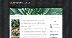 Desktop Screenshot of gardeningsuccs.com