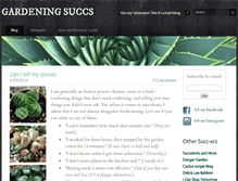 Tablet Screenshot of gardeningsuccs.com